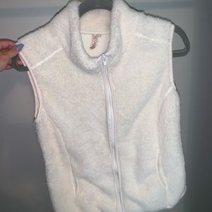 Cream colored vest